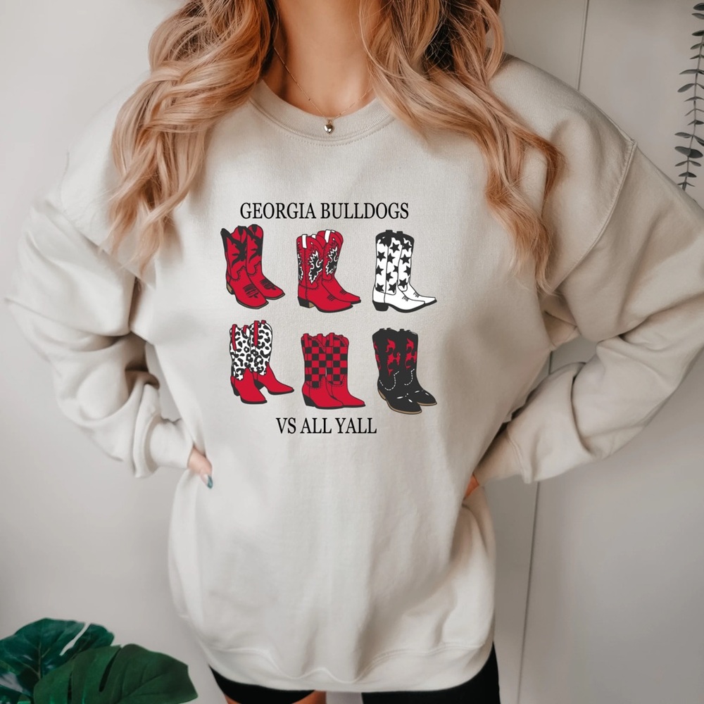 Georgia Bulldogs vs All Yall Crewneck Sweater